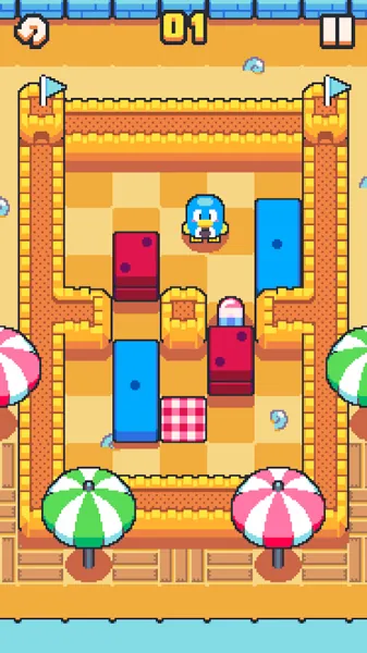 Schermata di gioco di Picnic Penguin