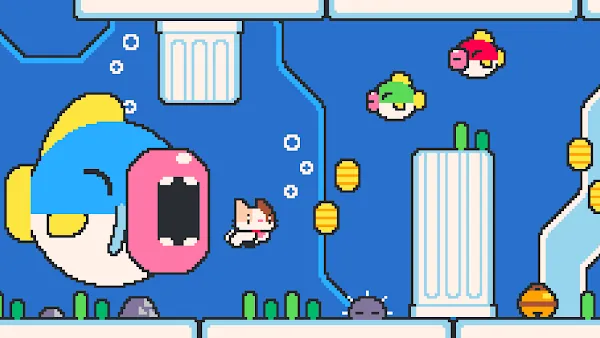 Schermata di gioco di Super Cat Bros